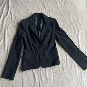 Xoxo Black Form Fitting Blazer